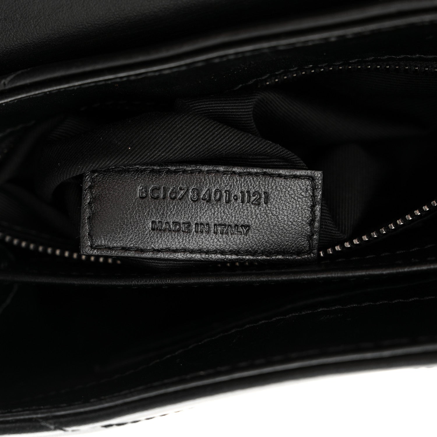 Saint Laurent Calfskin Y Quilted Monogram Monochrome Toy Loulou Crossbody Bag Black 7 of 11