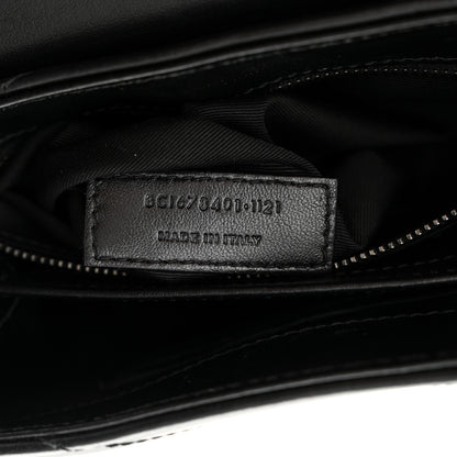 Saint Laurent Calfskin Y Quilted Monogram Monochrome Toy Loulou Crossbody Bag Black 7 of 11