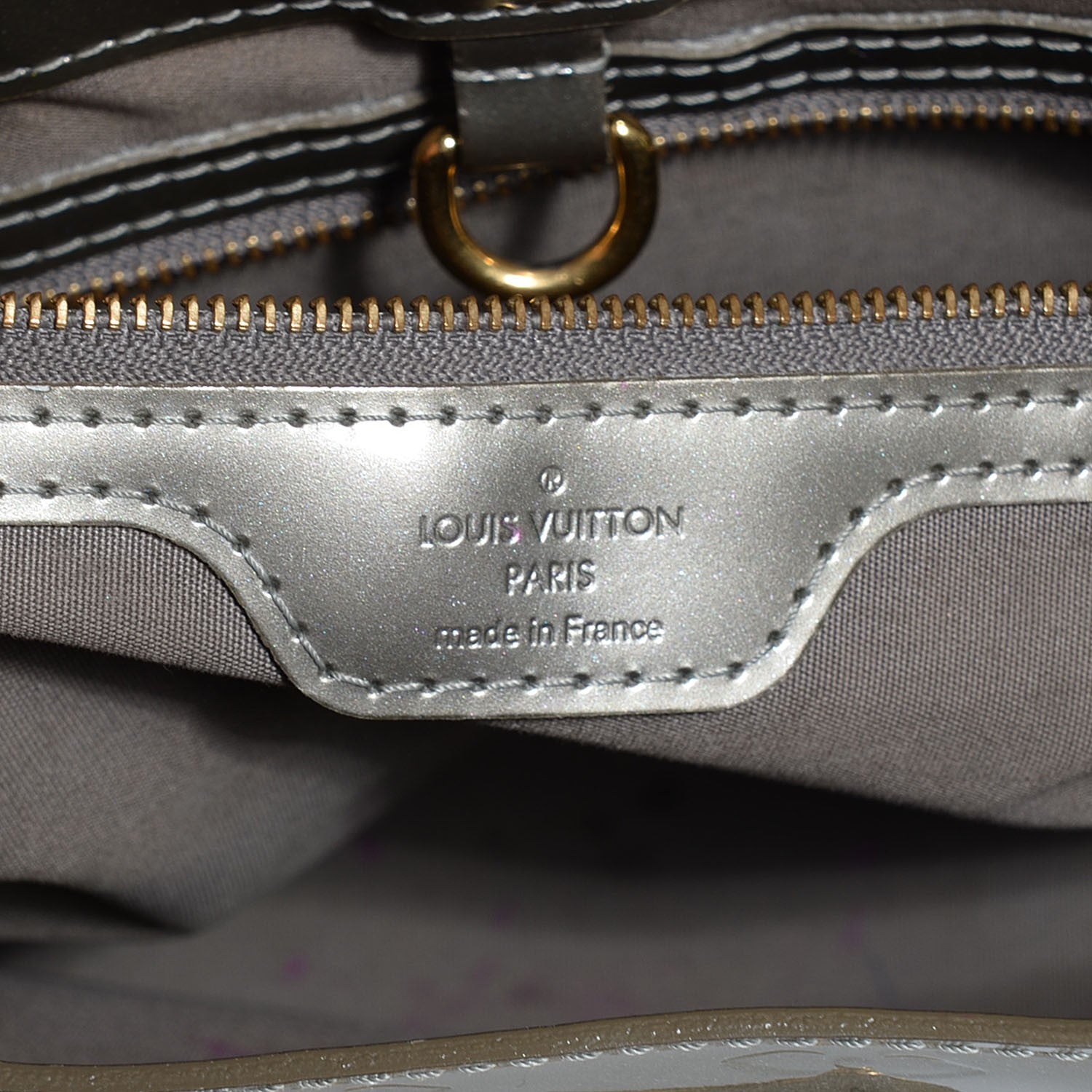 Louis Vuitton Vernis Wilshire PM Gris Art Deco 6 of 7