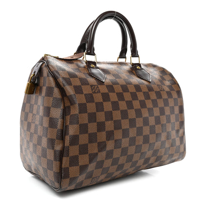 Louis Vuitton Damier Ebene Speedy 30 3 of 9