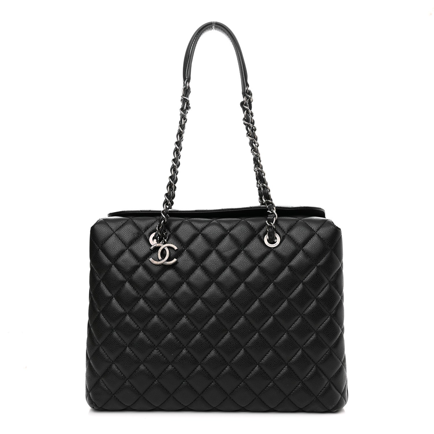 Chanel Caviar Quilted City Shopping Tote Black 1 of 14