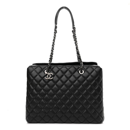 Chanel Caviar Quilted City Shopping Tote Black 1 of 14