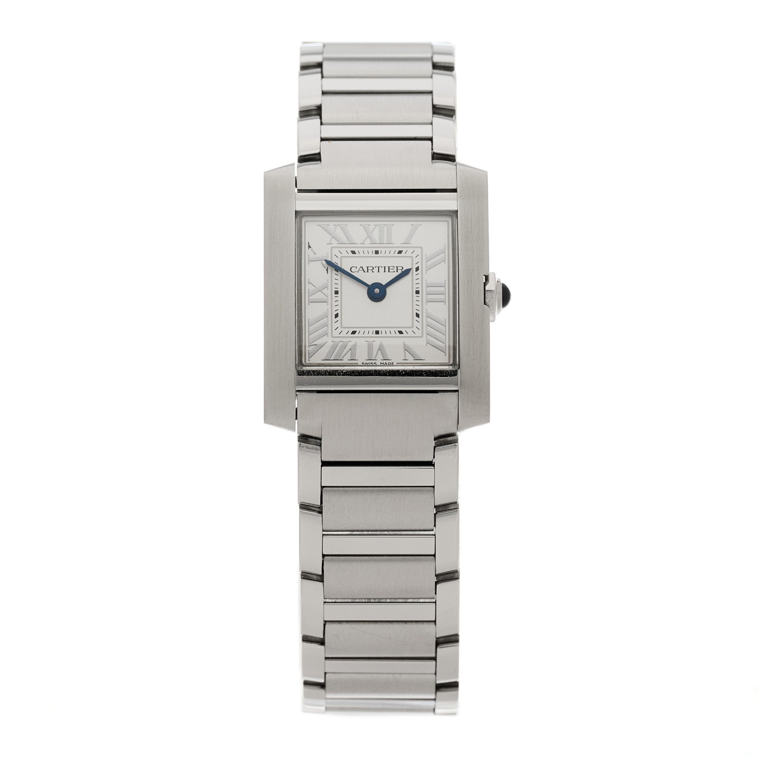 Cartier Stainless Steel 21mm Tank Francaise Quartz Watch Silver 1 of 5