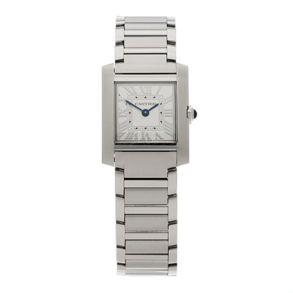 Cartier Stainless Steel 21mm Tank Francaise Quartz Watch Silver 1 of 5