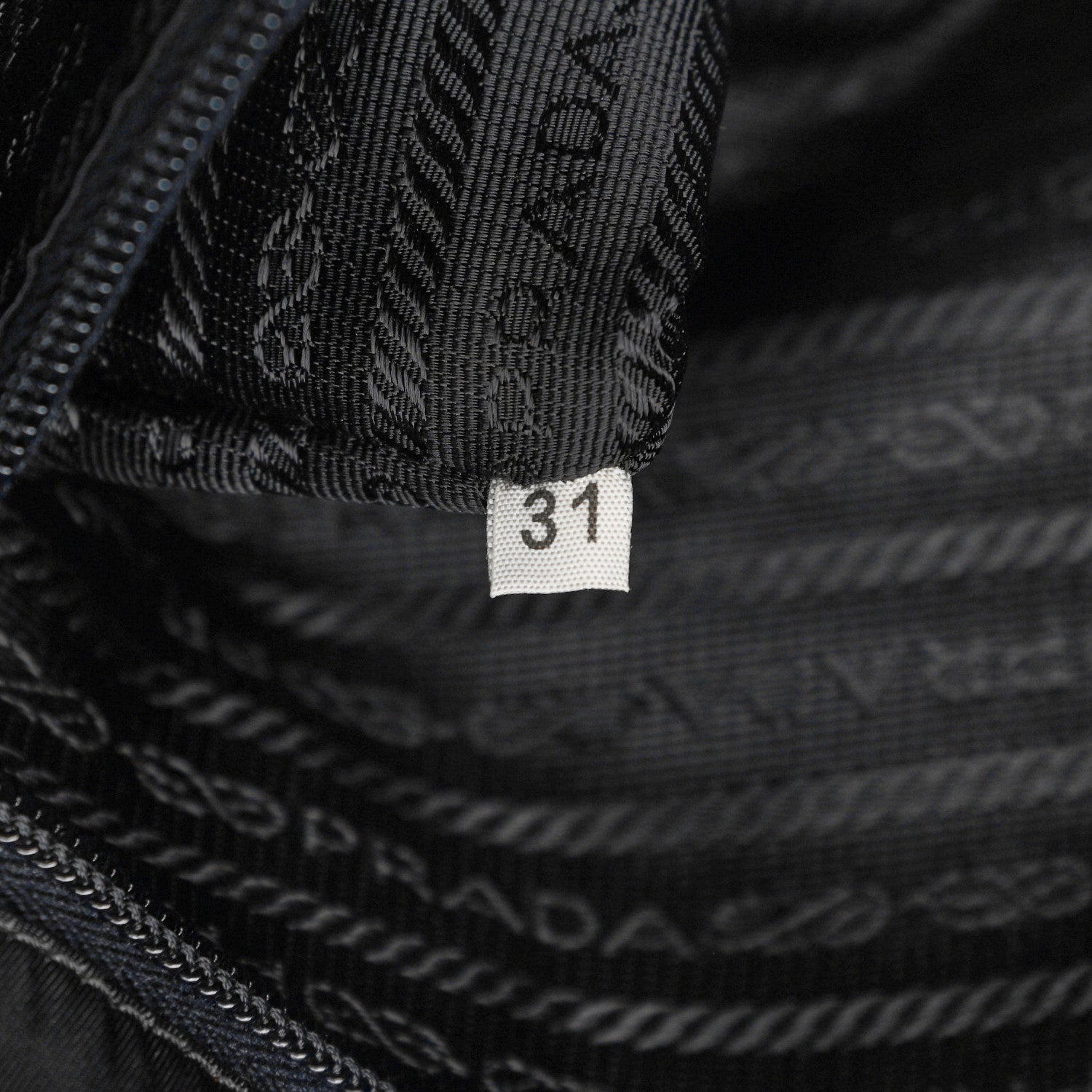 Prada Nylon Tessuto Acciaio Chain Shoulder Bag Black 7 of 10
