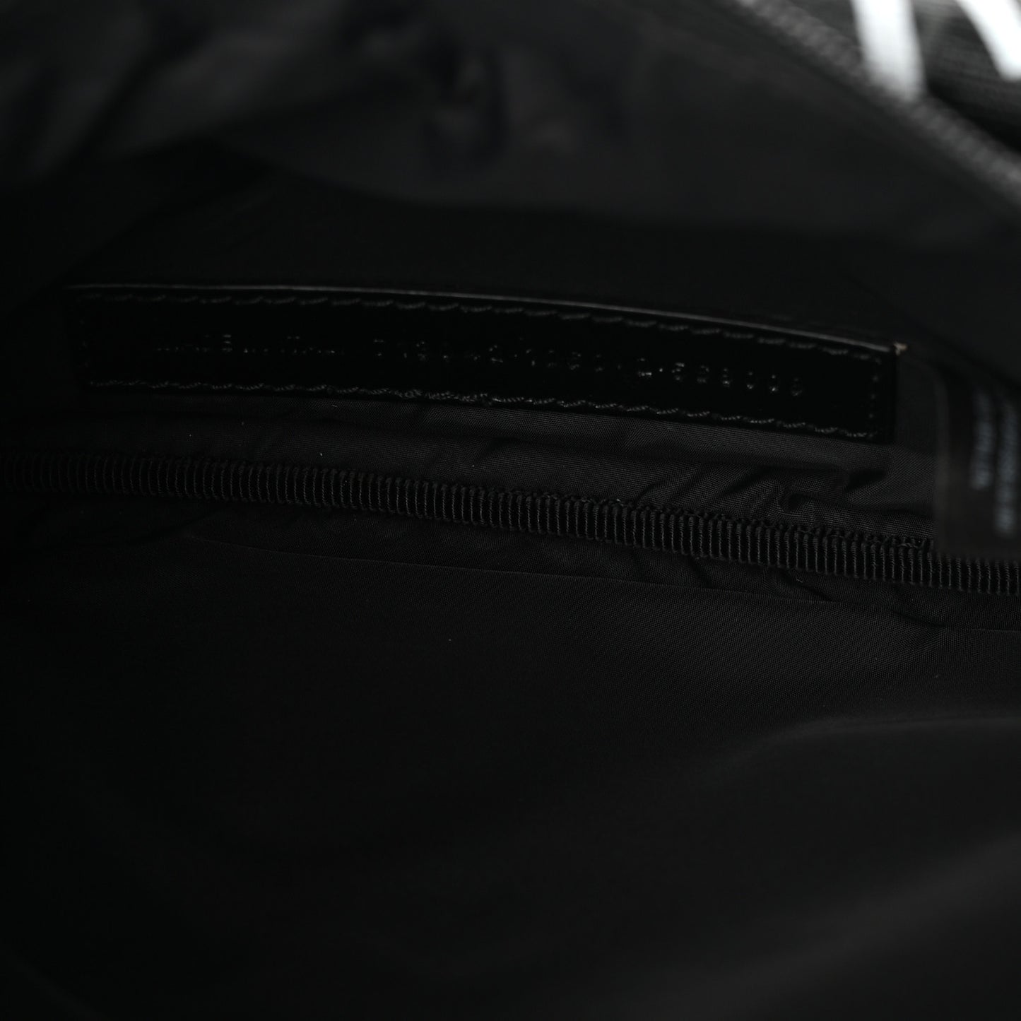 Coated Canvas BB Monogram Allover Logo Medium Signature Beltpack Black Grey White Black Grey White