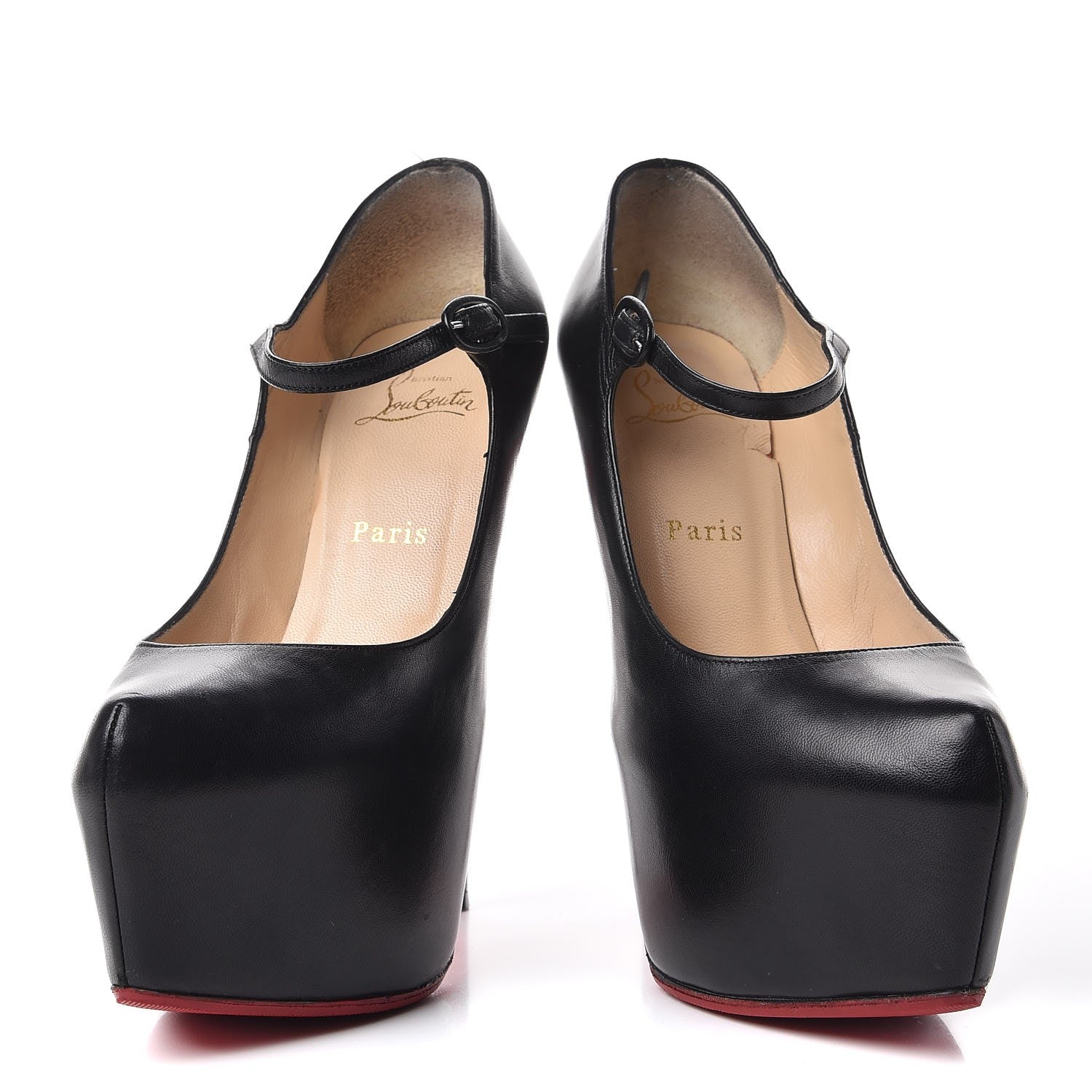 Christian Louboutin Kid Lady Daf 160 Pumps 38 Black 6 of 15