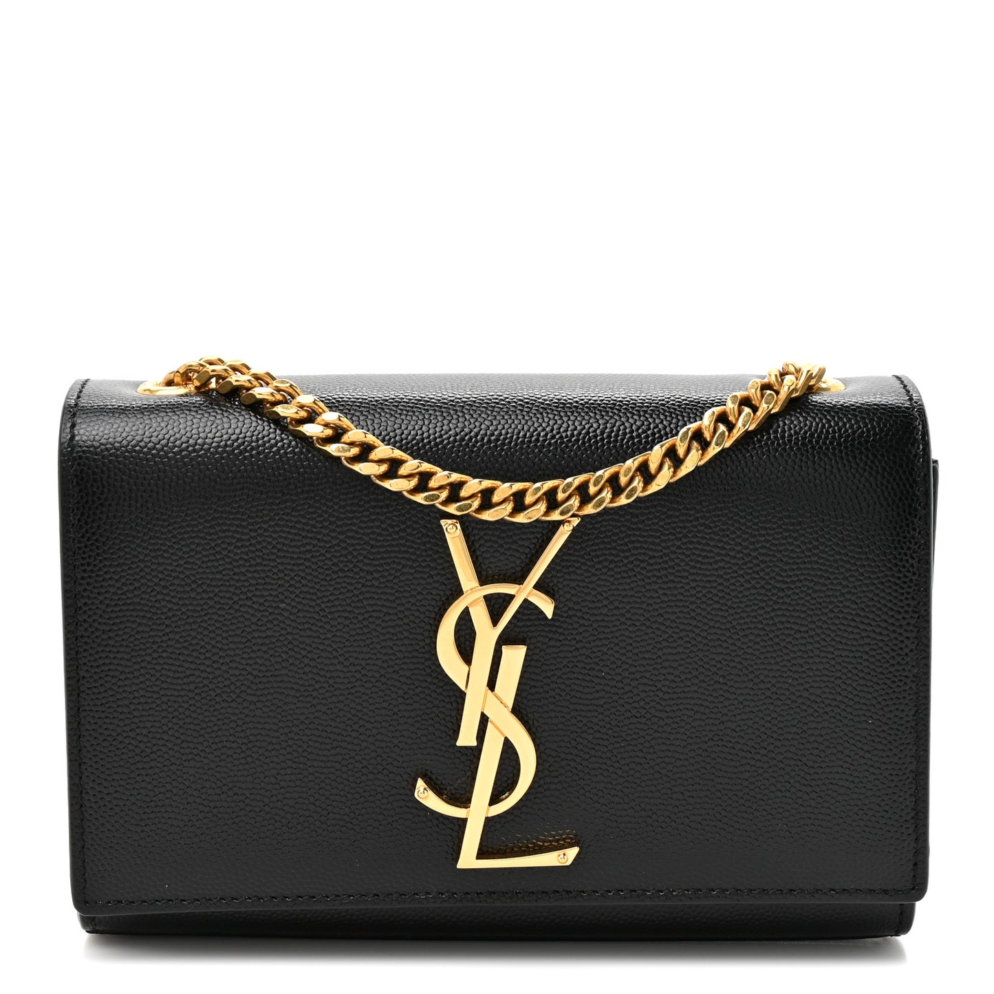 Grain De Poudre Small Monogram Kate Satchel Black