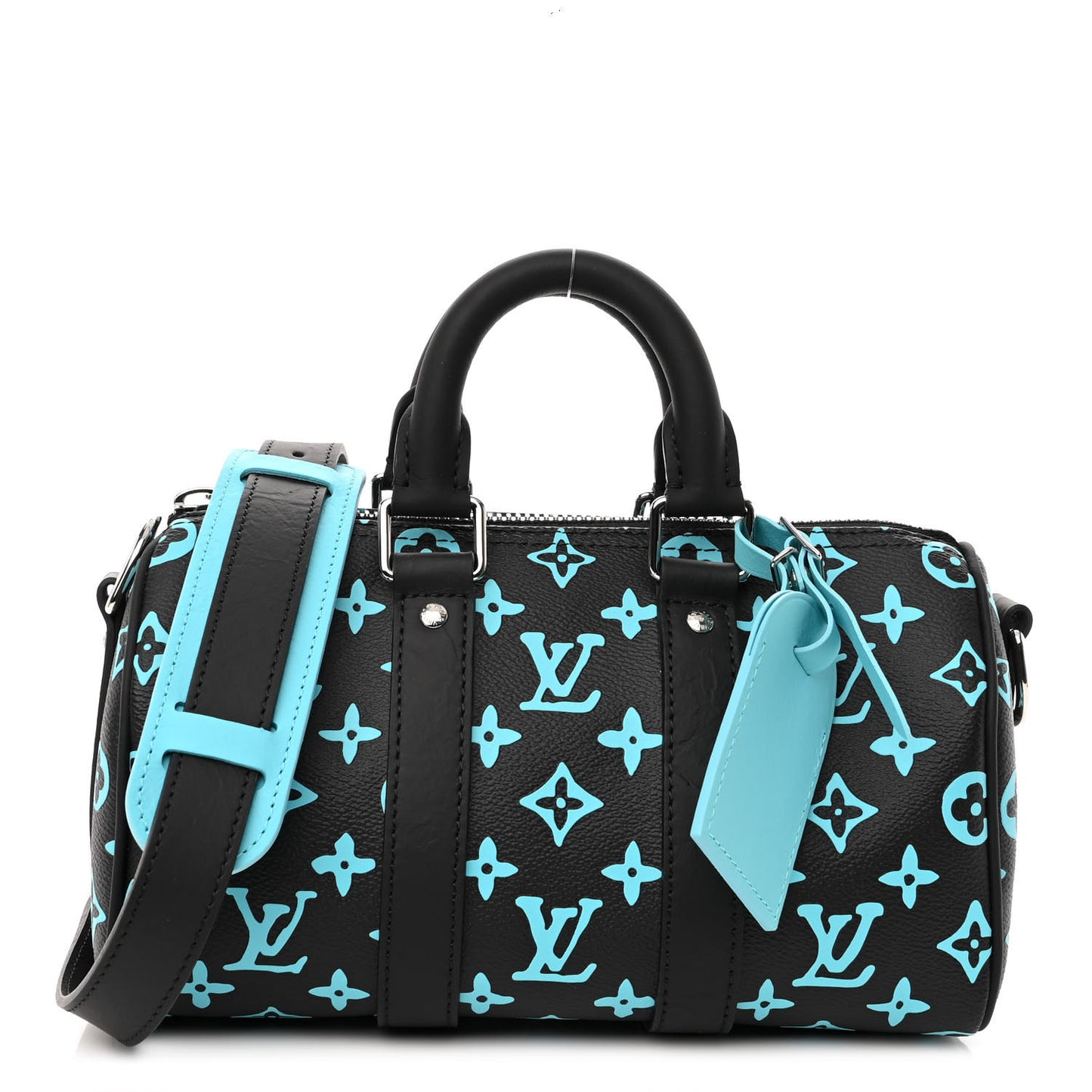 Monogram Playground Keepall Bandouliere 25 Black