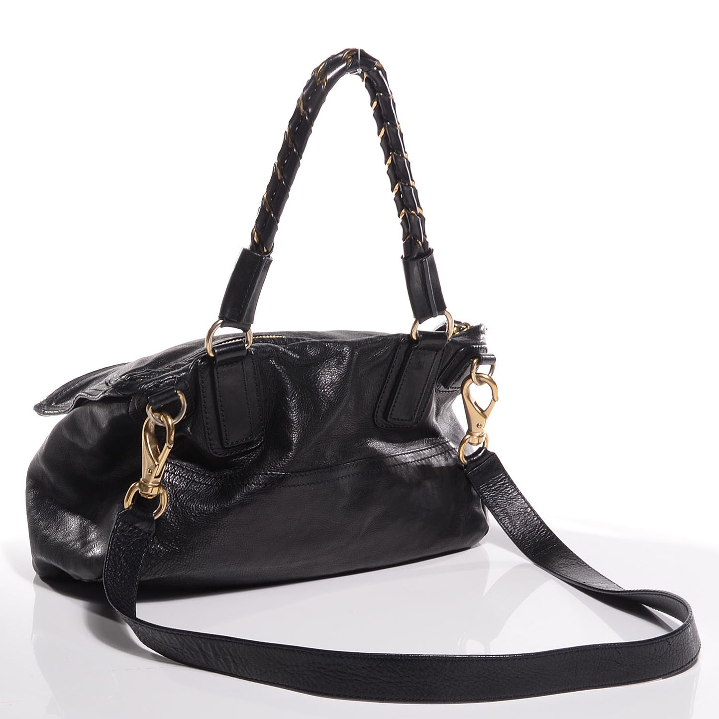 Grained Calfskin Medium Pandora Black