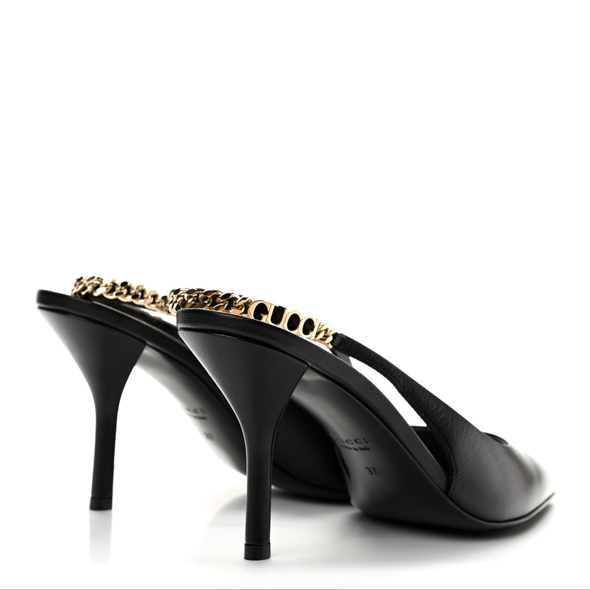 Malaga Kid 85mm Slingback Pumps 37 Black
