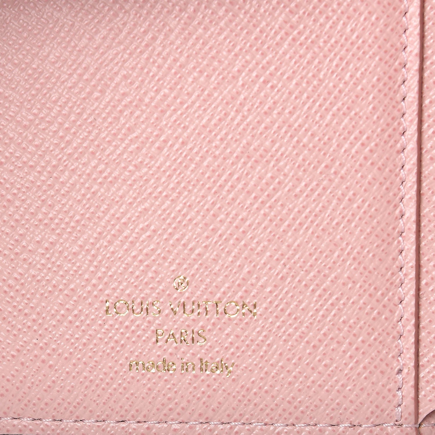 Louis Vuitton Damier Ebene Victorine Wallet Rose Ballerine 6 of 8