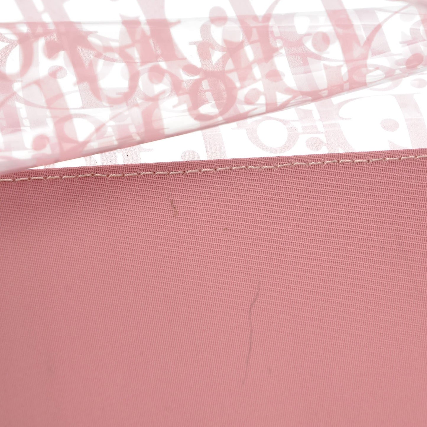 Vinyl Diorissimo Girly Rain Bowler Pink