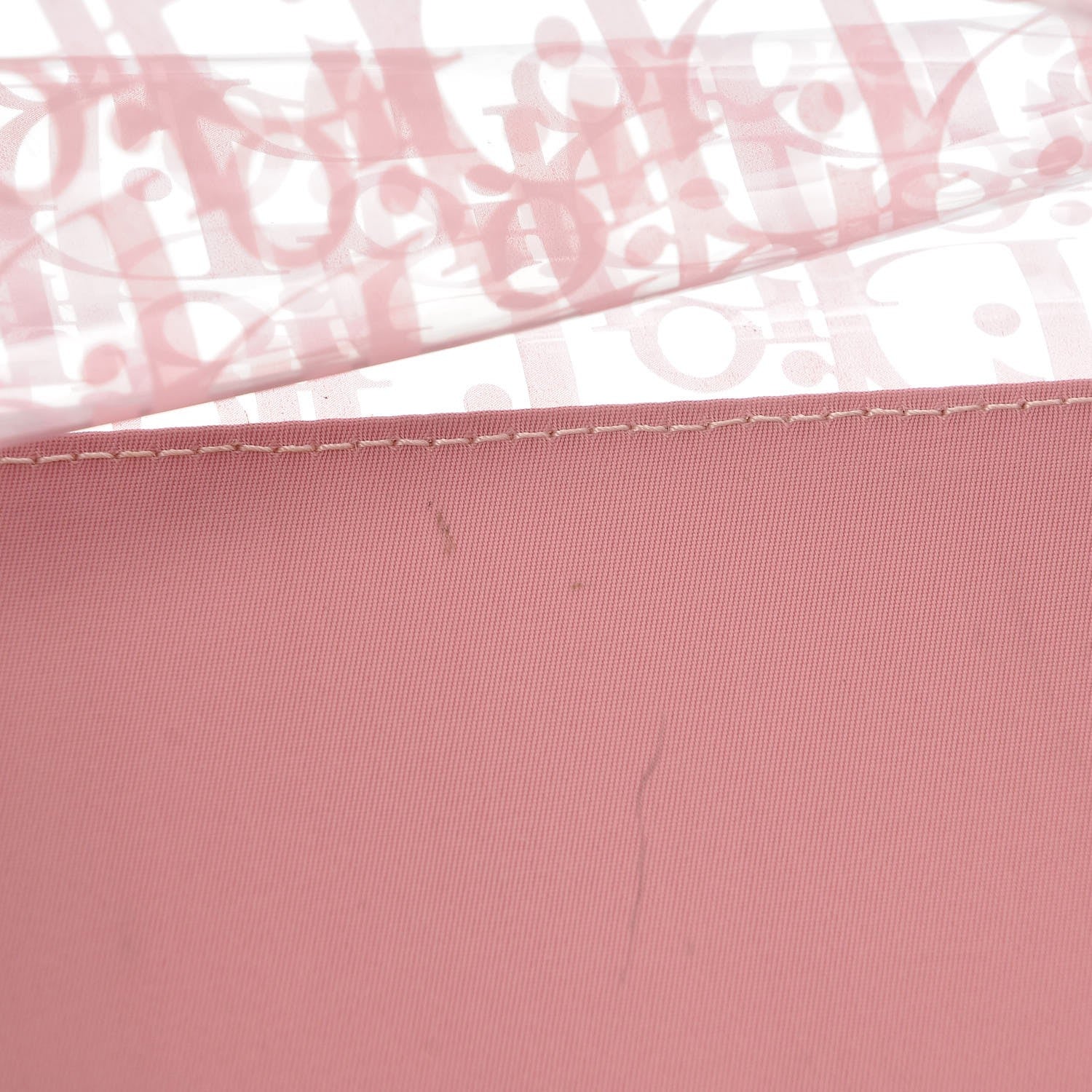 Christian Dior Vinyl Diorissimo Girly Rain Bowler Pink 9 of 16