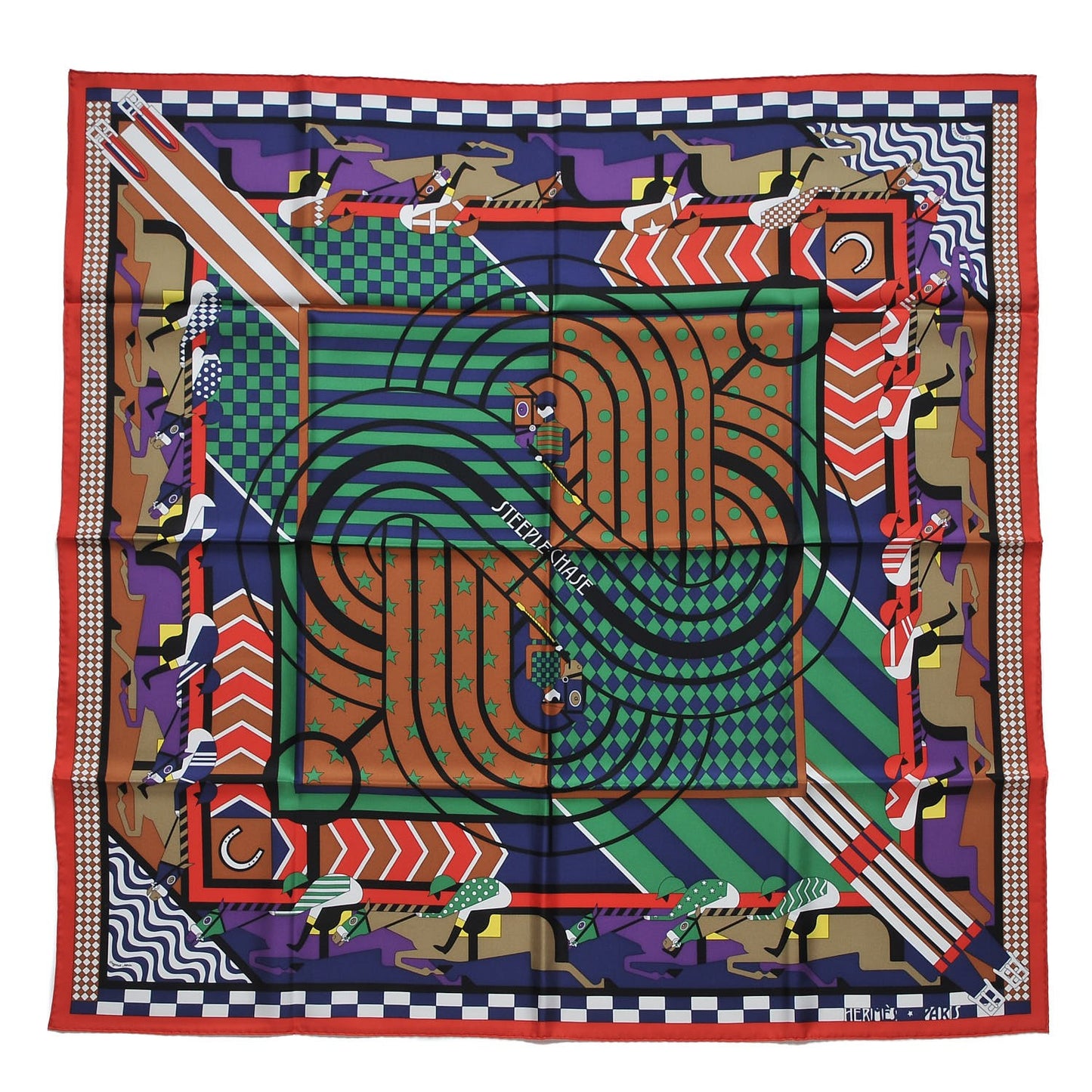 Silk Steeple Chase Scarf 90