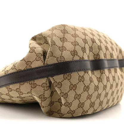 Gucci Monogram Medium Scarlett Studded Tote Dark Brown 9 of 14
