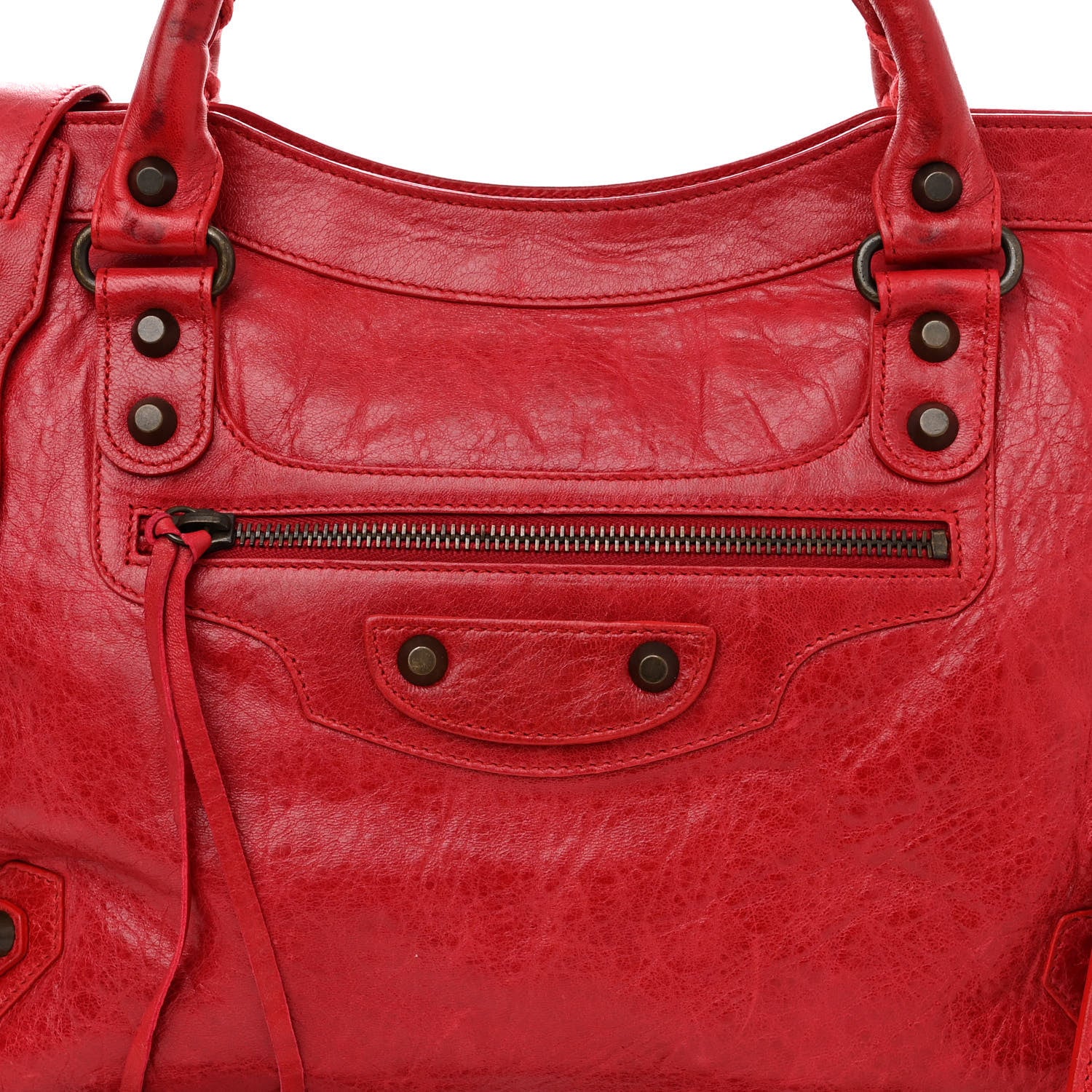 Balenciaga Agneau Classic Hardware City Coquelicot 7 of 12