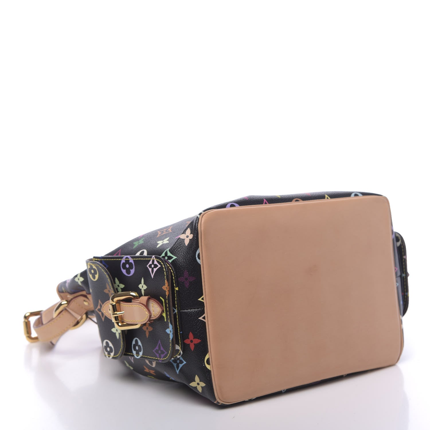 Louis Vuitton Monogram Multicolor Petit Noe Black 4 of 10