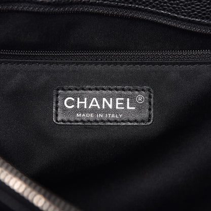 Chanel Caviar Quilted Grand Shopping Tote GST Black 6 of 9