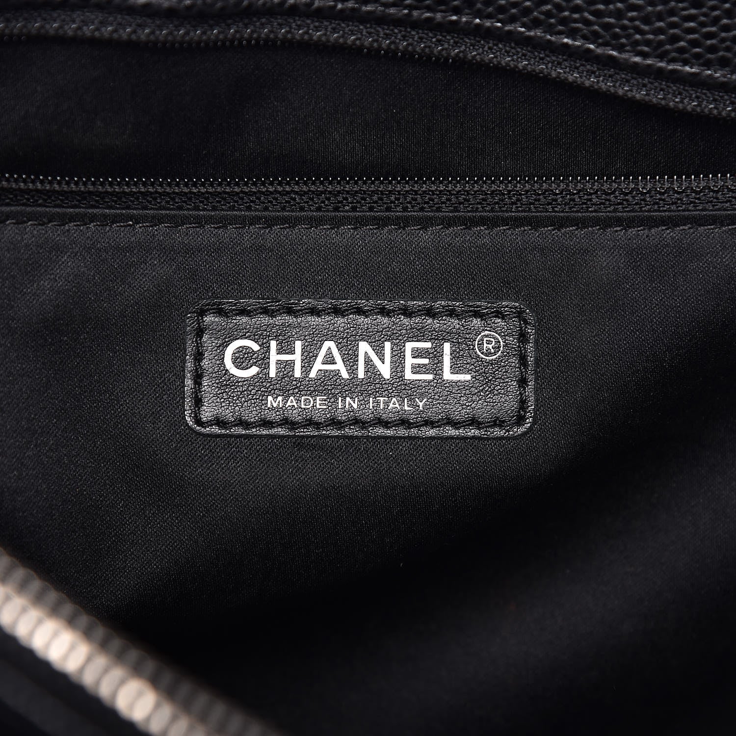 Chanel Caviar Quilted Grand Shopping Tote GST Black 6 of 9