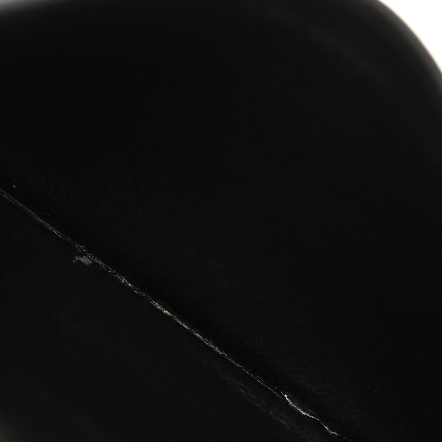 Saint Laurent Grain De Poudre Matelasse Chevron Monogram Credit Card Case Black 5 of 9