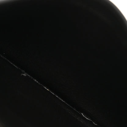 Saint Laurent Grain De Poudre Matelasse Chevron Monogram Credit Card Case Black 5 of 9