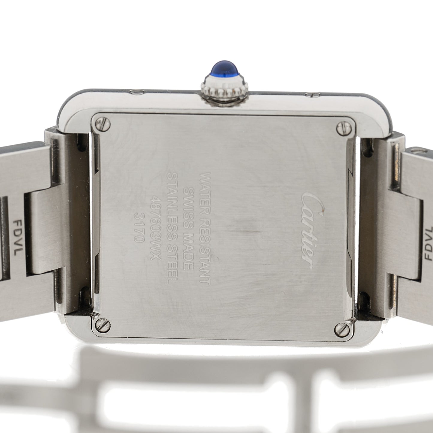 Stainless Steel 24mm Tank Solo Quartz Watch