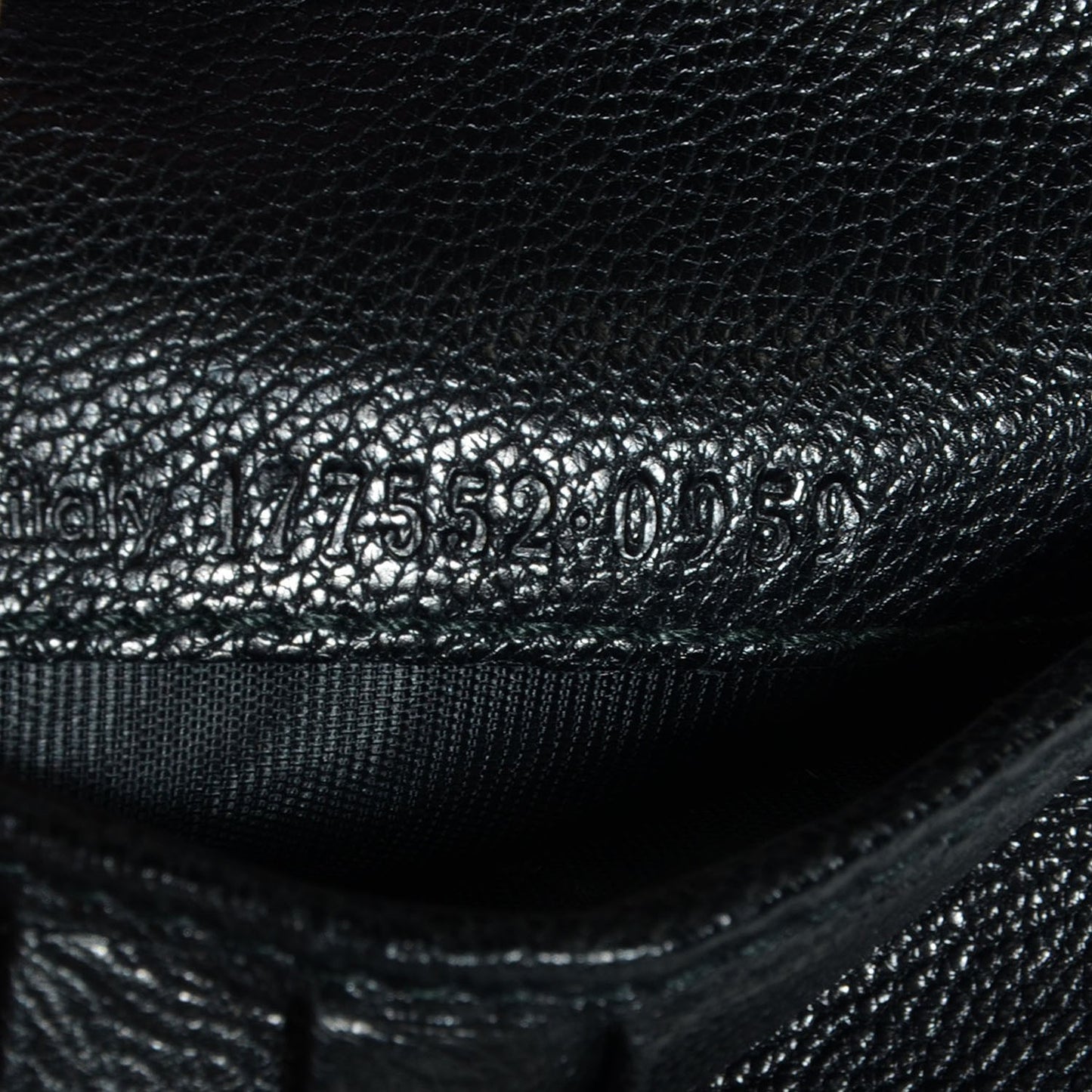 Goatskin Belle de Jour French Wallet Black