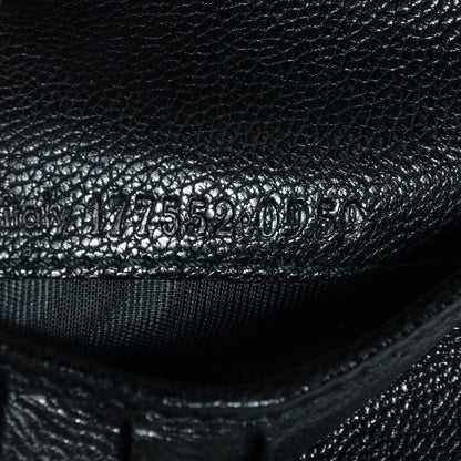 Saint Laurent Goatskin Belle de Jour French Wallet Black 7 of 8