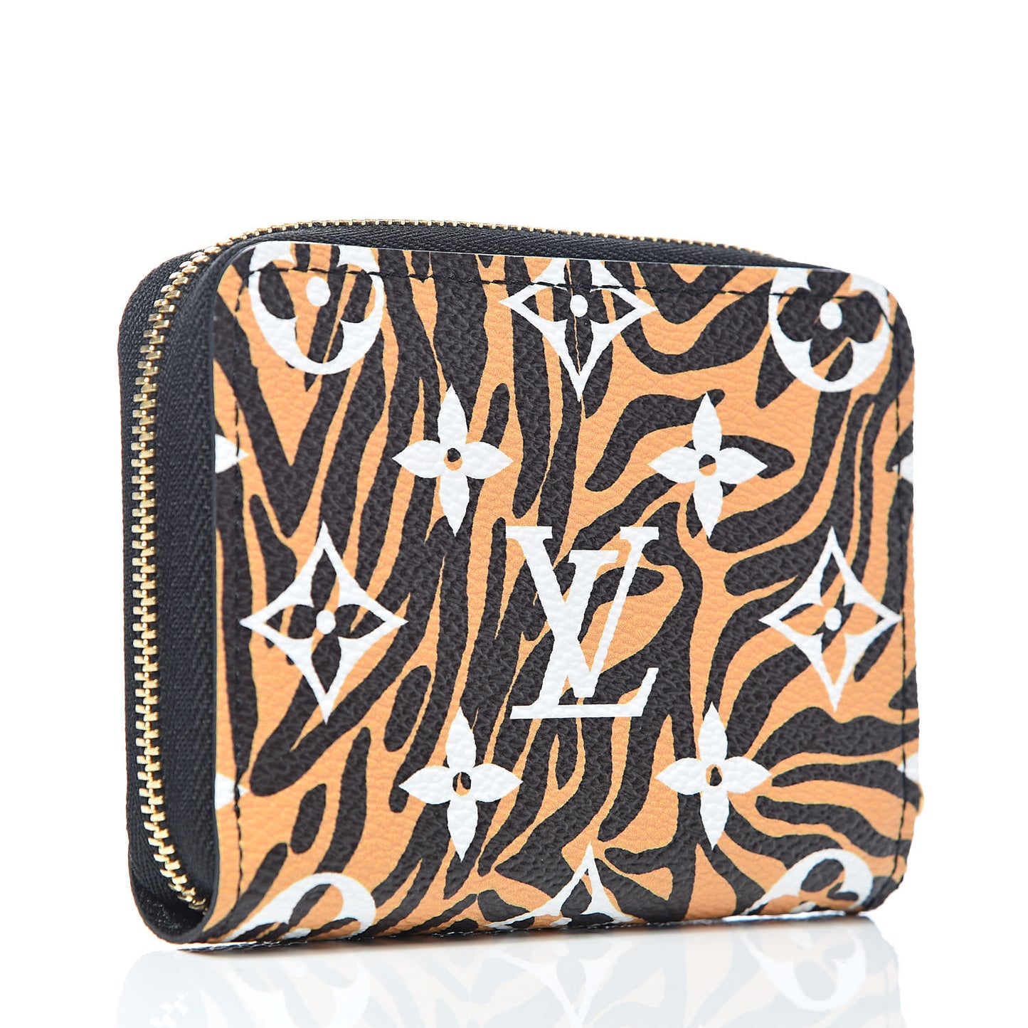 Monogram Giant Jungle Zippy Coin Purse Black