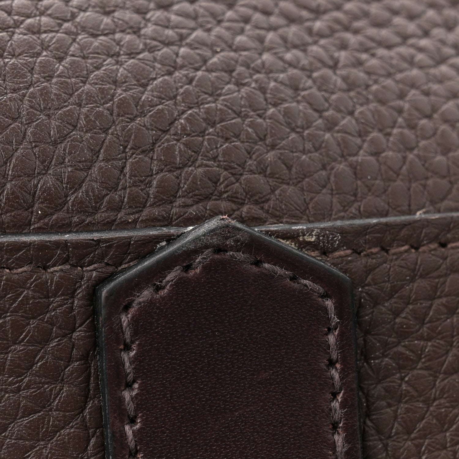 Hermes Taurillon Clemence Marwari GM Chocolate 11 of 15