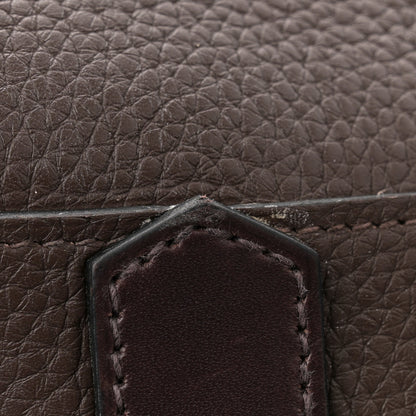 Hermes Taurillon Clemence Marwari GM Chocolate 11 of 15