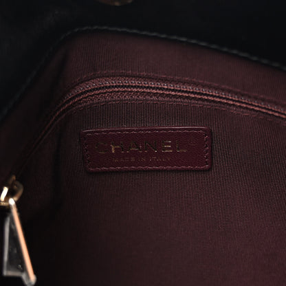 Chanel Lambskin Large Shopping Chain Tote Black 6 of 9