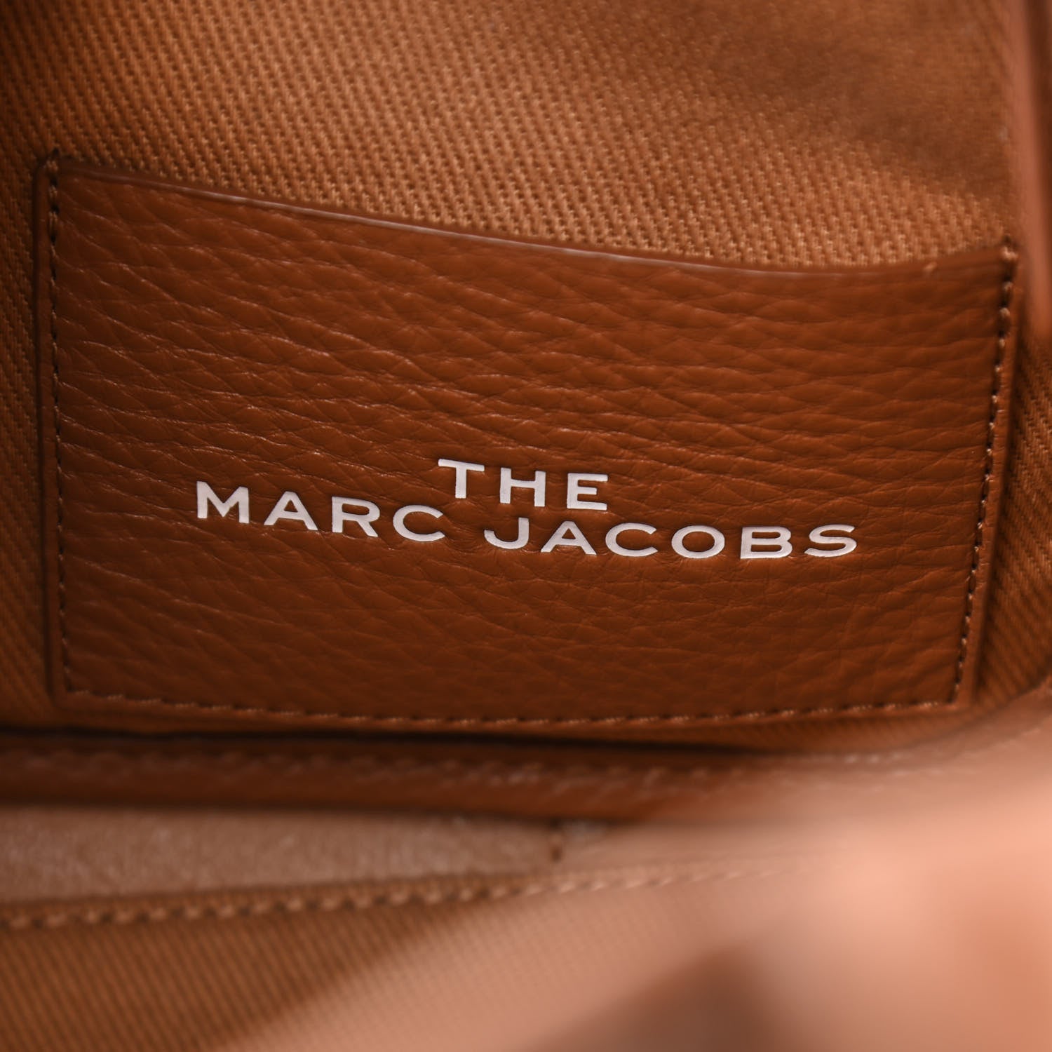 Marc Jacobs Grained Calfskin Medium The Tote Bag Argan Oil 6 of 11