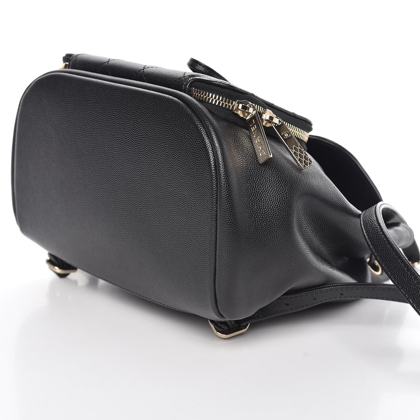Caviar Quilted Business Affinity Backpack Black