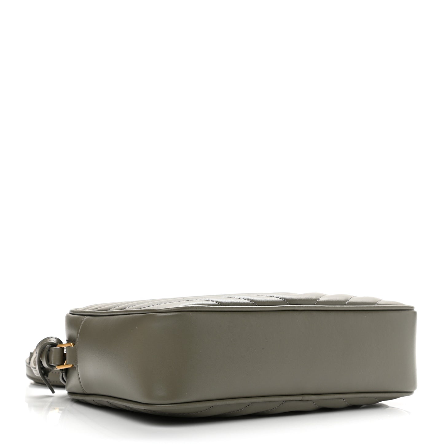Calfskin Matelasse Monogram Lou Camera Bag Military Olive