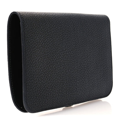 Hermes Togo Dogon Duo Wallet Black 4 of 10