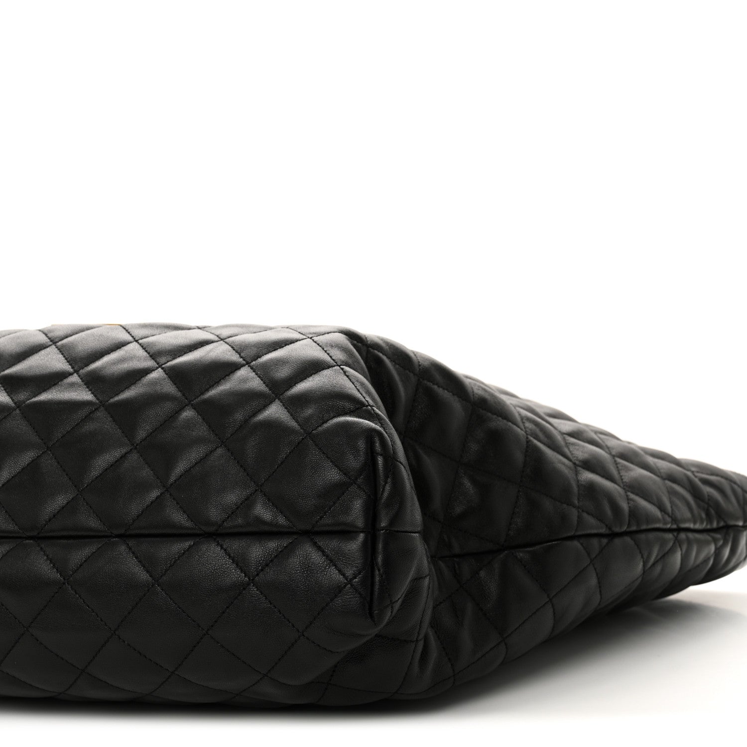 Saint Laurent Lambskin Quilted Maxi Icare Shopping Tote Black 11 of 11