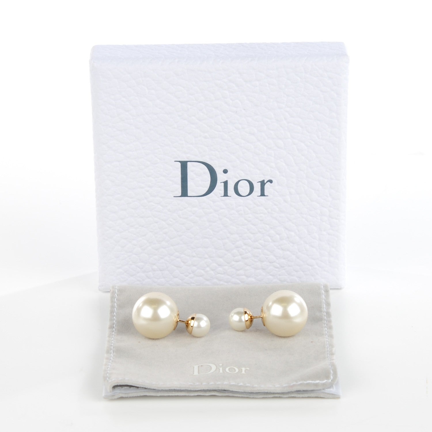 Christian Dior Pearl Mise En Dior Tribal Earrings 4 of 6