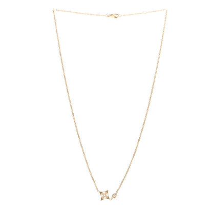 Louis Vuitton 18K Yellow Gold Diamond Idylle Blossom Pendant Necklace 3 of 6