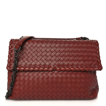 Bottega Veneta Nappa Intrecciato Large Olimpia Bag Rust 1 of 7