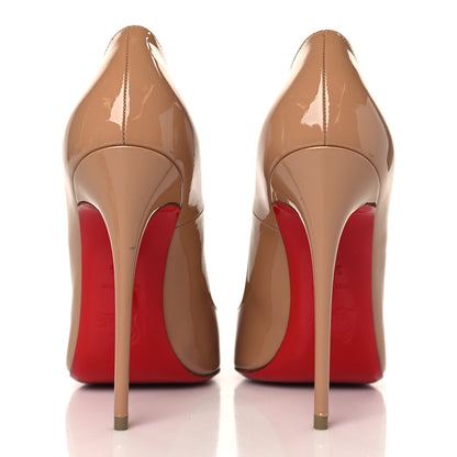Christian Louboutin Patent So Kate 120 Pumps 38.5 Nude 5 of 8