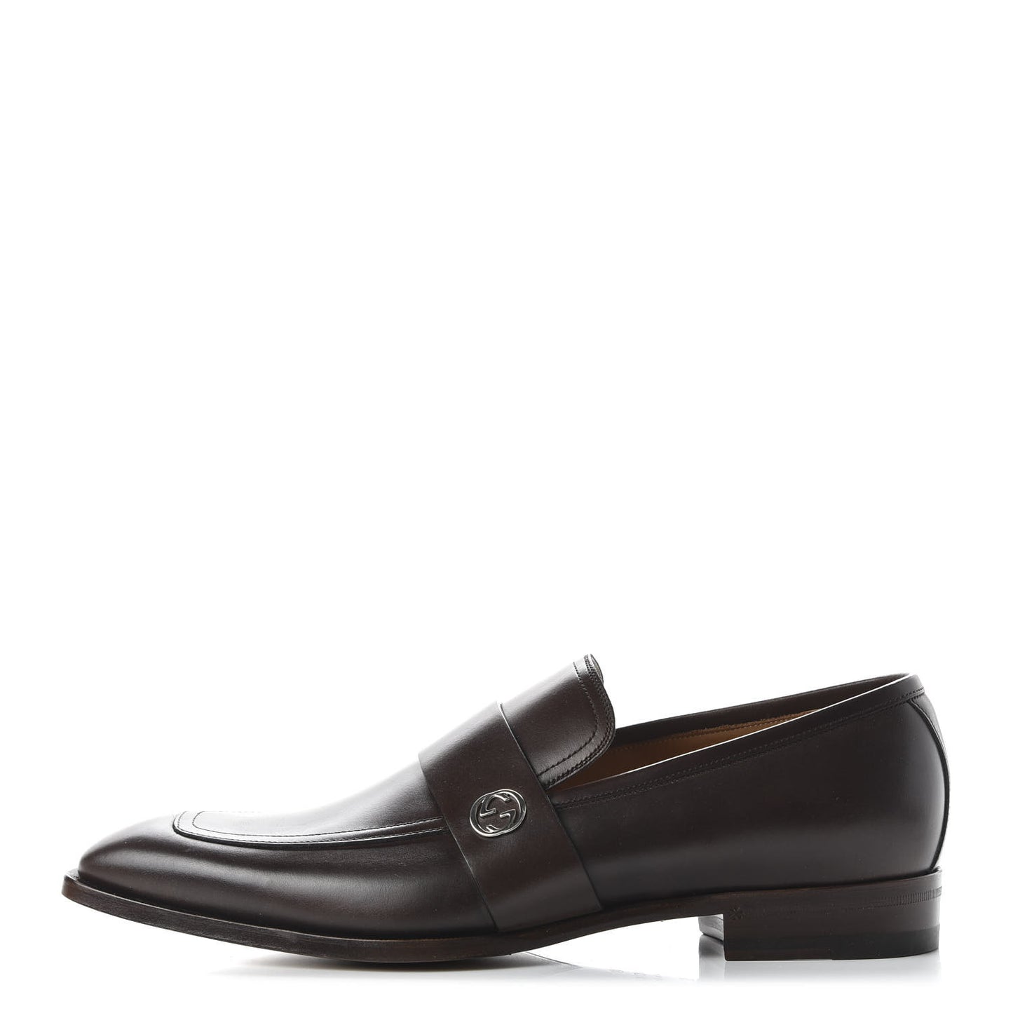 Spirit Calfskin Mens Broadwick Loafers 9 Cocoa