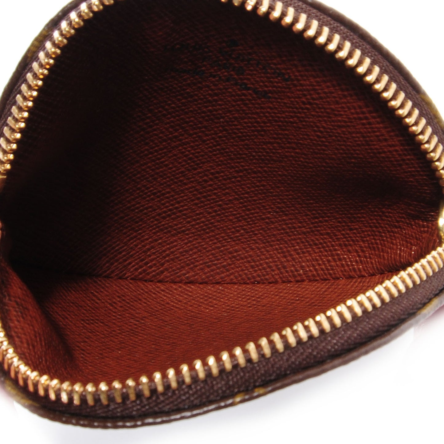 Monogram Round Coin Purse