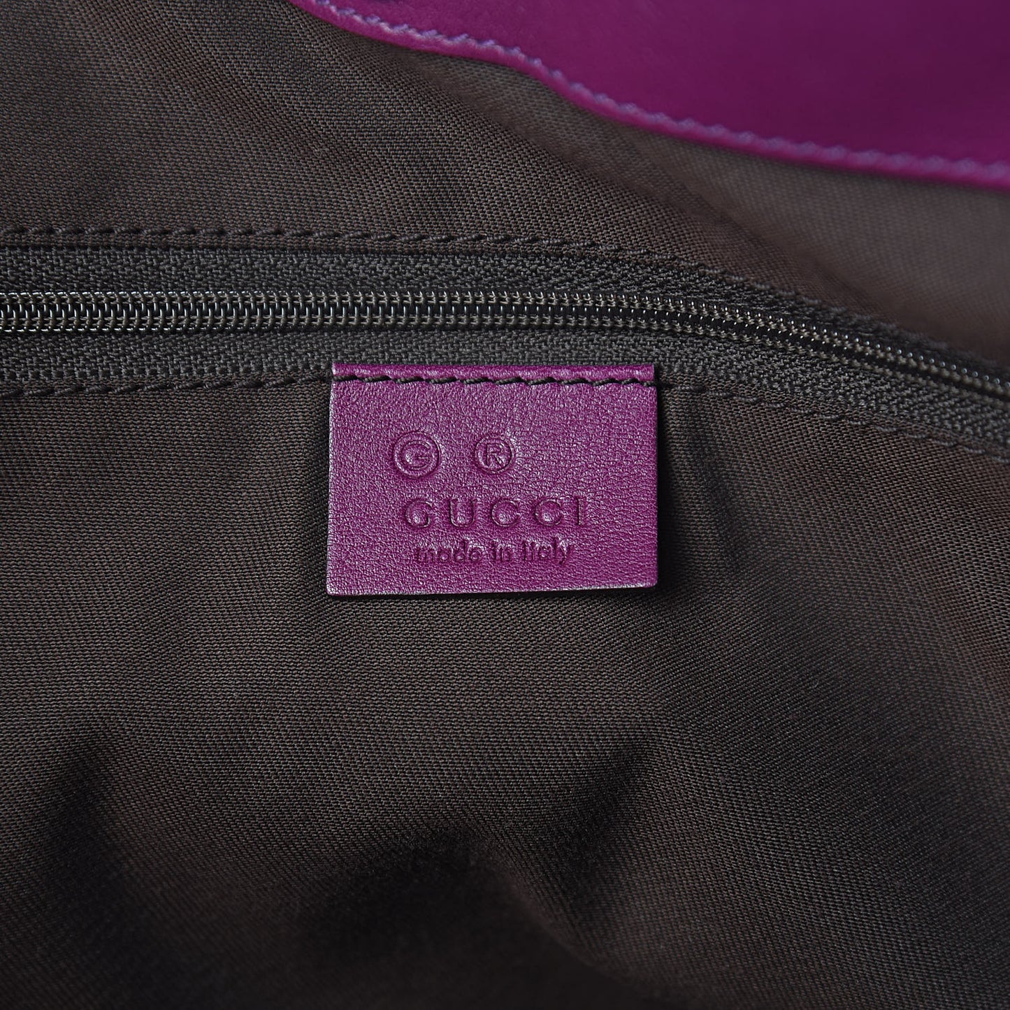 Guccissima Charmy Shoulder Bag Purple