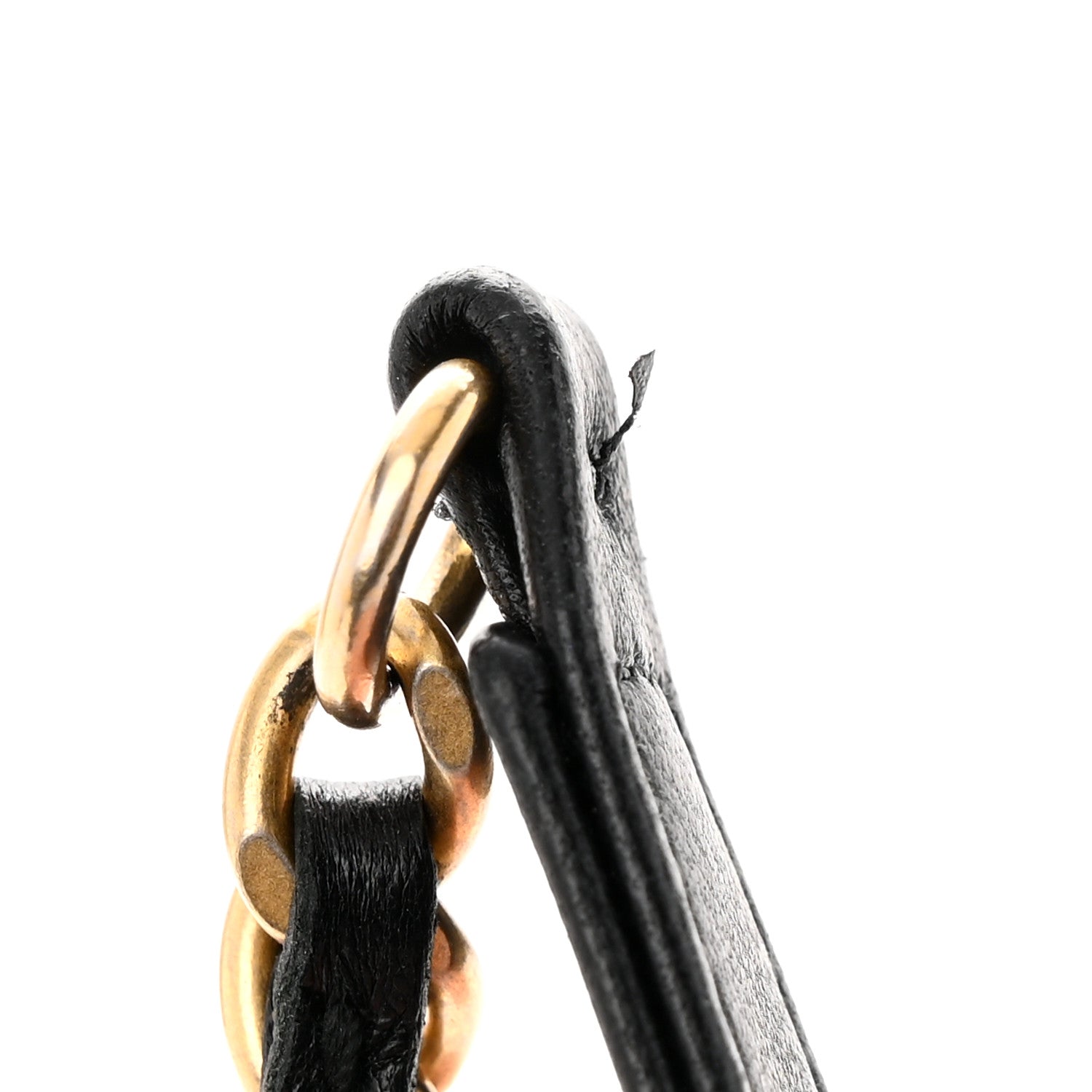 Chanel Lambskin Quilted Square Wallet On Chain WOC Black 16 of 16
