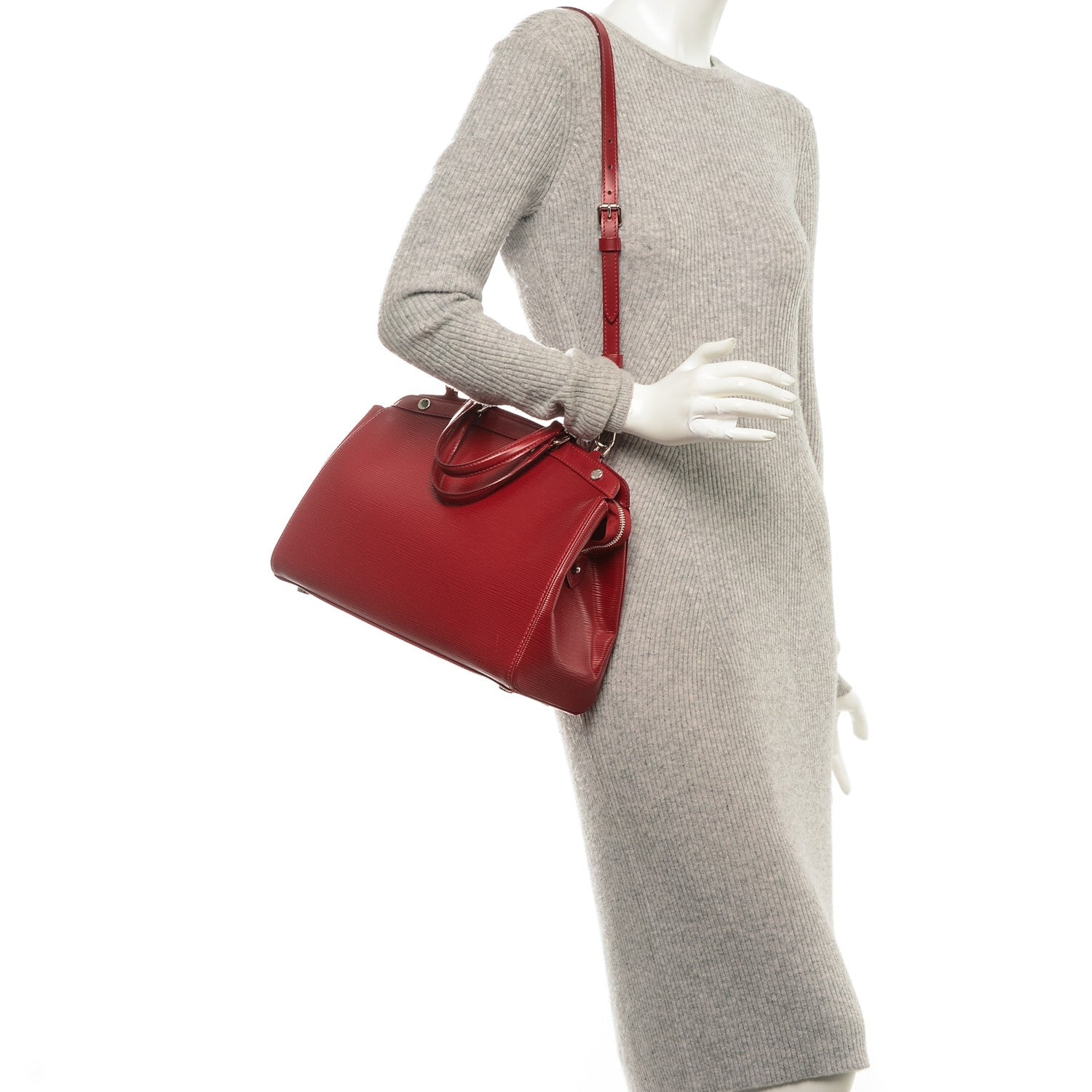 Louis Vuitton Epi Brea MM Carmine 2 of 6