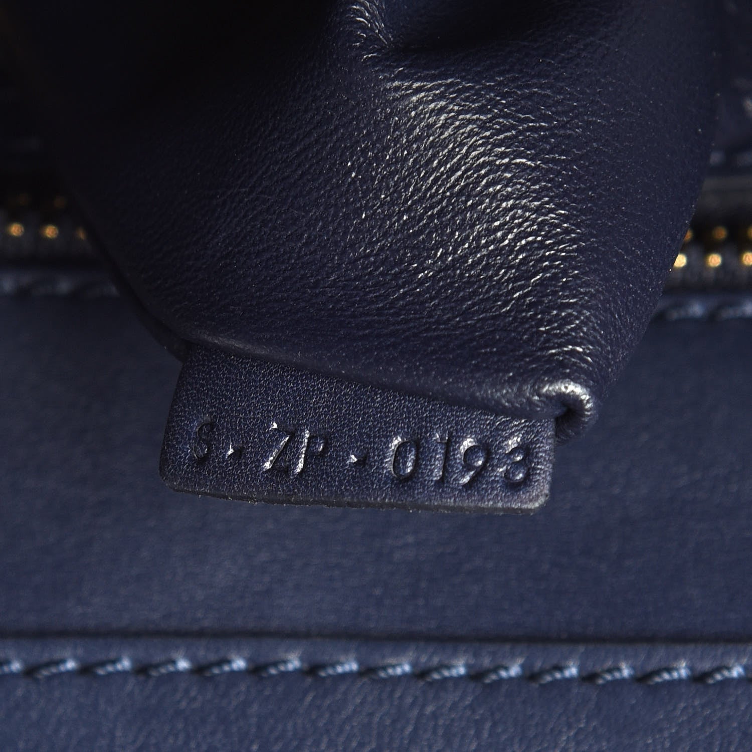 Celine Smooth Calfskin Micro Luggage Navy Blue 9 of 9