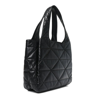 Prada Nappa Quilted Medium Dynamique Tote Black 3 of 9