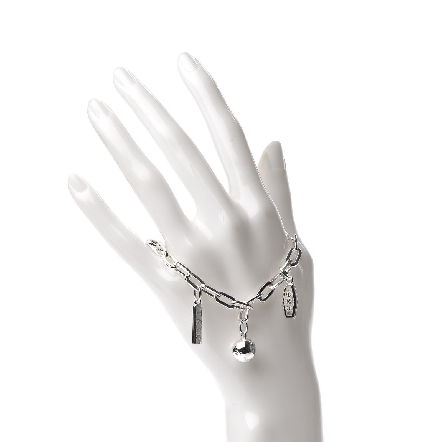 Tiffany Sterling Silver 1837 Charm Bracelet 2 of 6